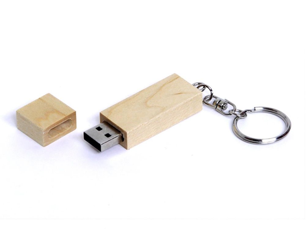 USB 3.0- флешка на 32 Гб прямоугольная форма, колпачок с магнитом
